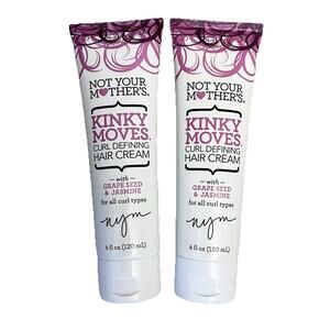 Not Your Mother's Kinky Moves Curl Defining Hair Cream, 4 fl oz - 2 PACK